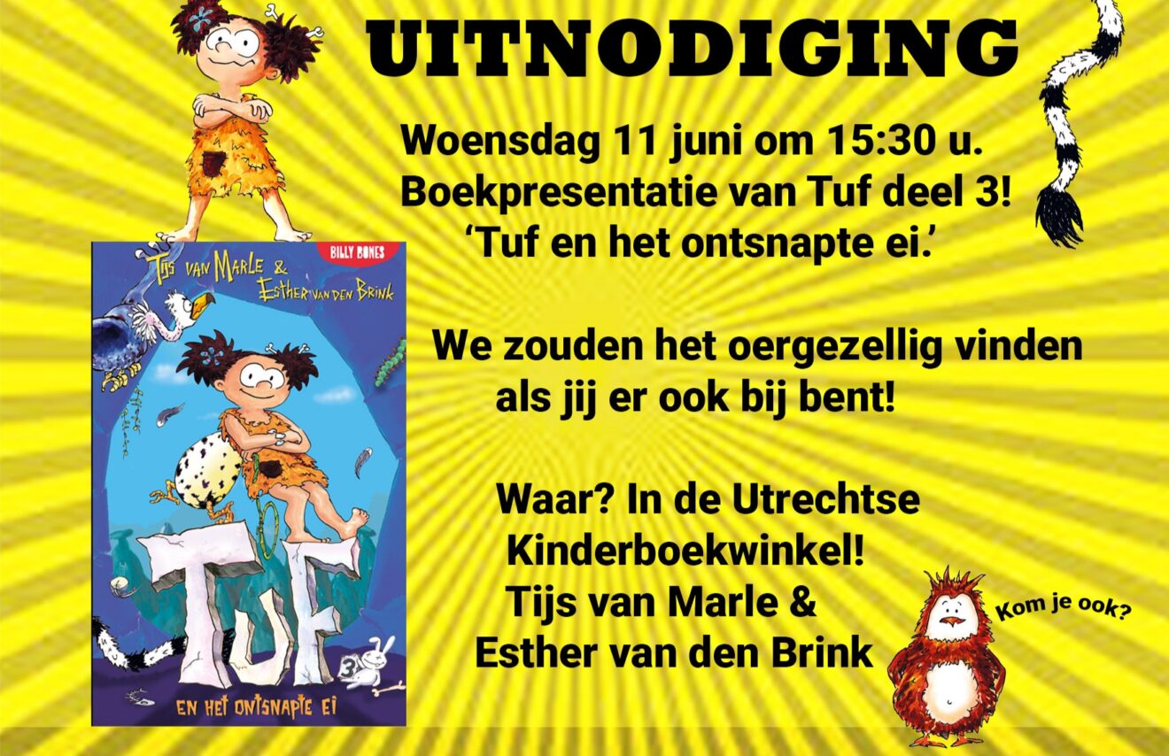 Boekpresentatie: deel drie van Tuf!
