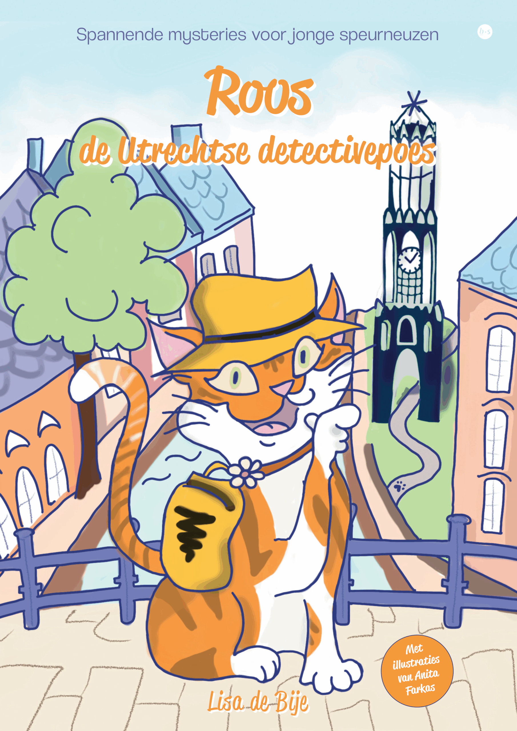 Cover_RoosdeUtrechtsedetectivepoes_Kinderboek-LisadeBije_Boekscout